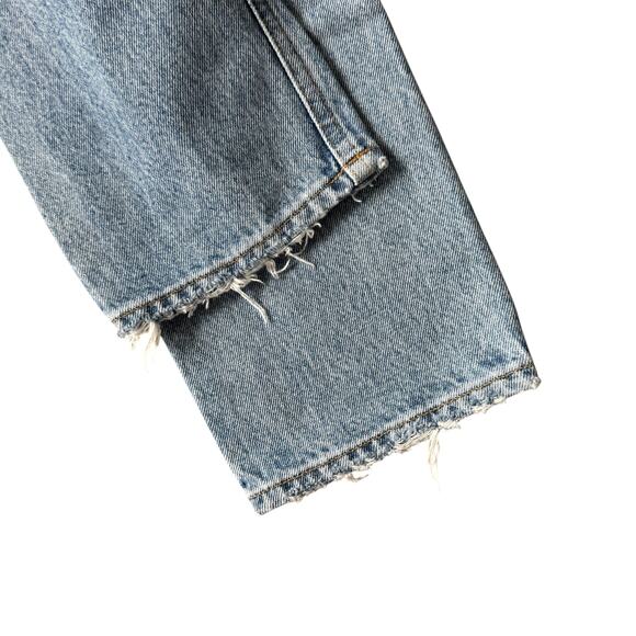 AGOLDE Fen High Rise Relaxed Taper Jean Wander Wash Distressed - Picture 6 of 11